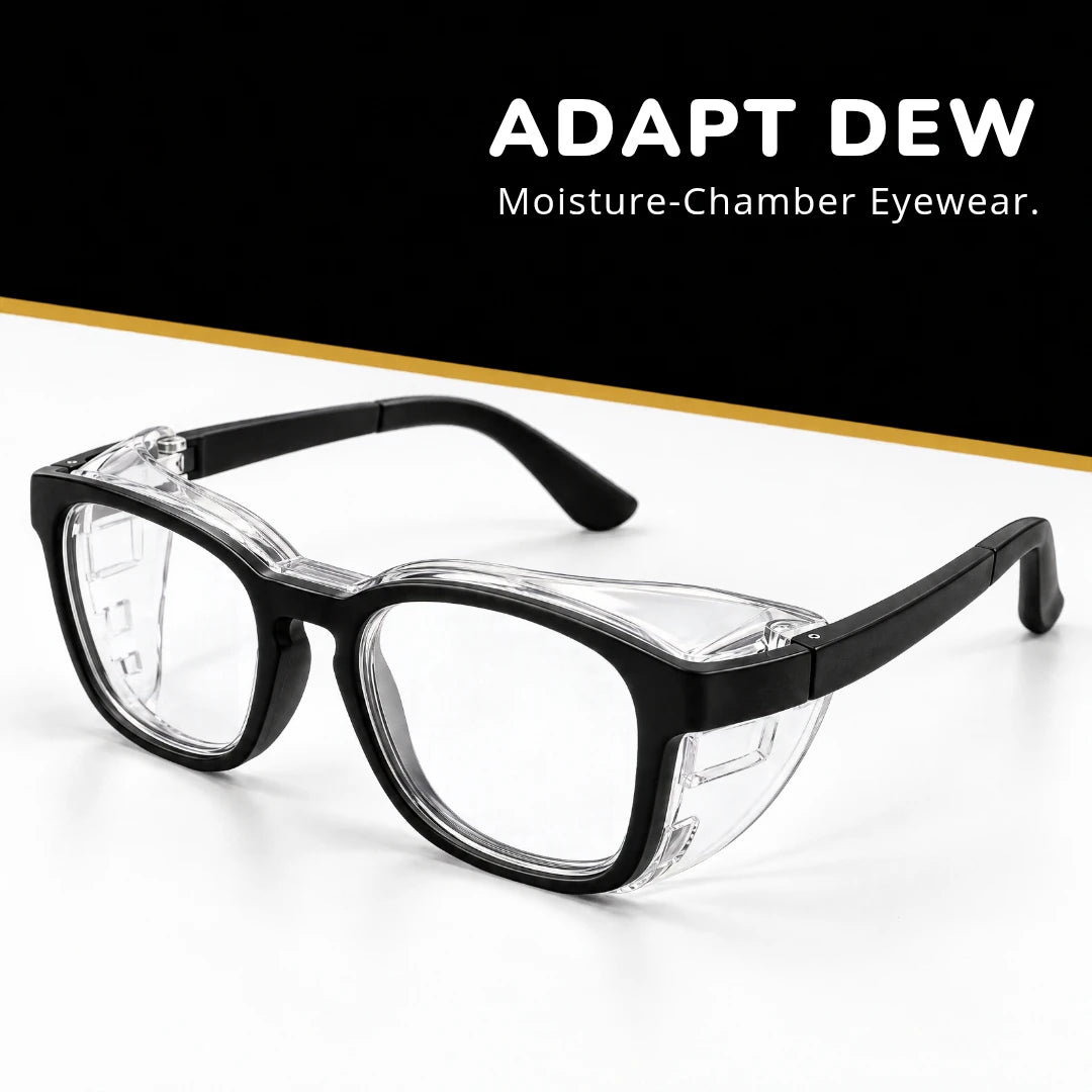 Moisture chamber glasses