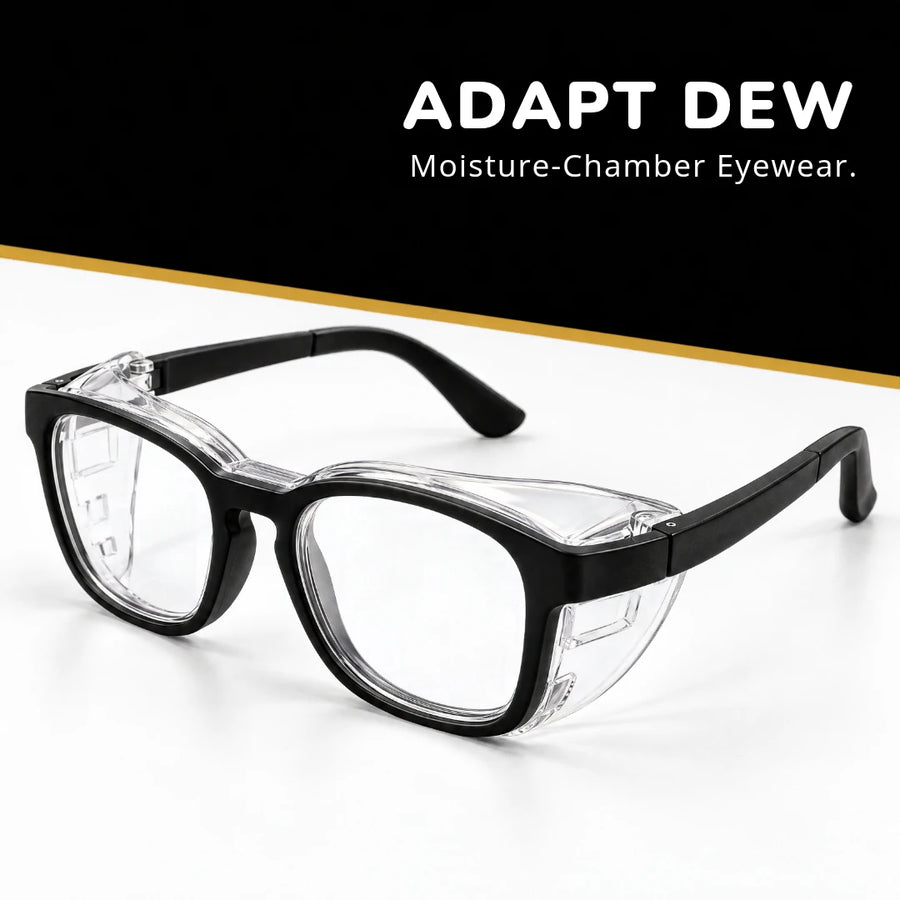 Moisture chamber glasses